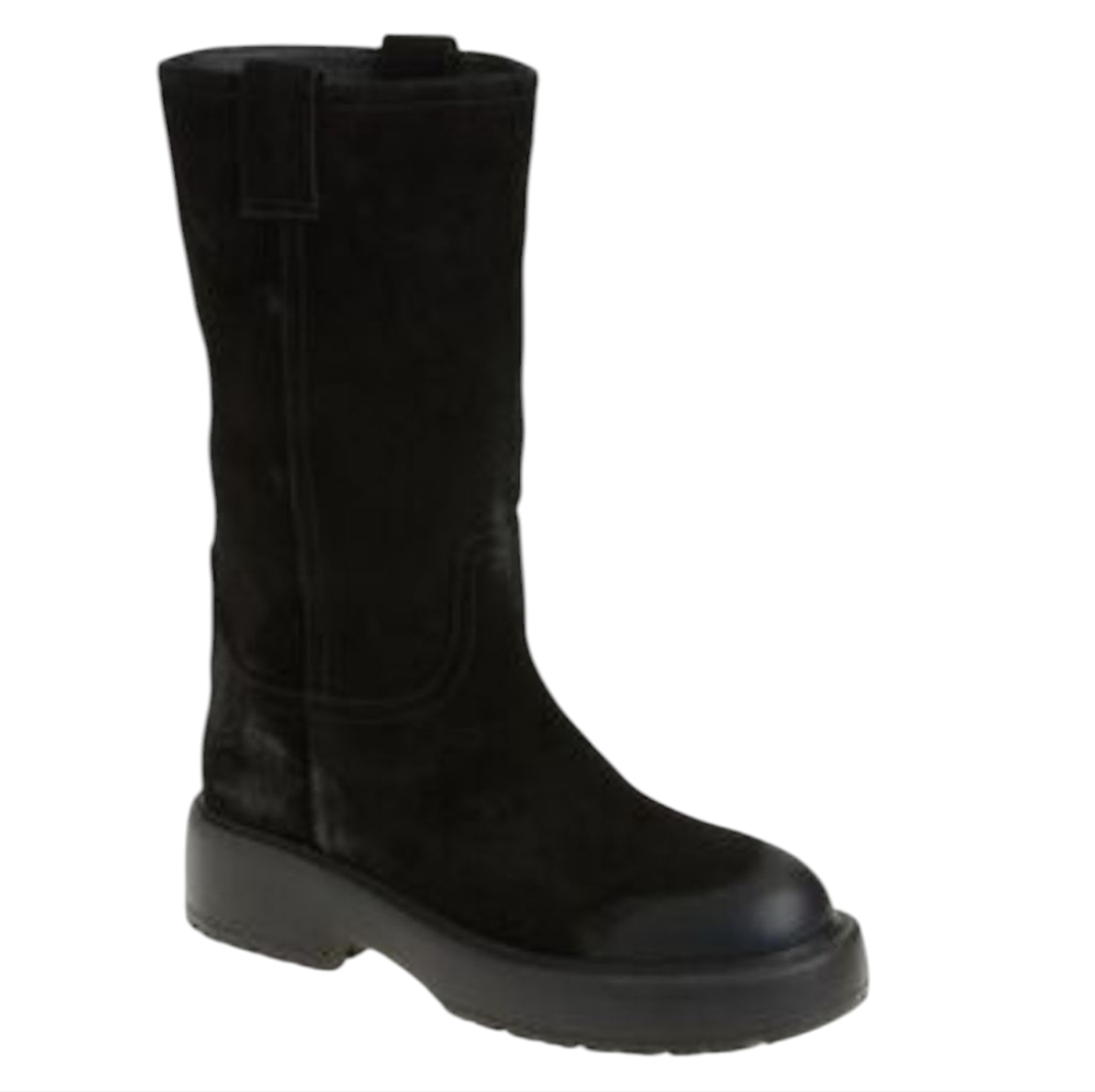 WYBIE Jeffrey Campbell Black Suede Boots...Size 7